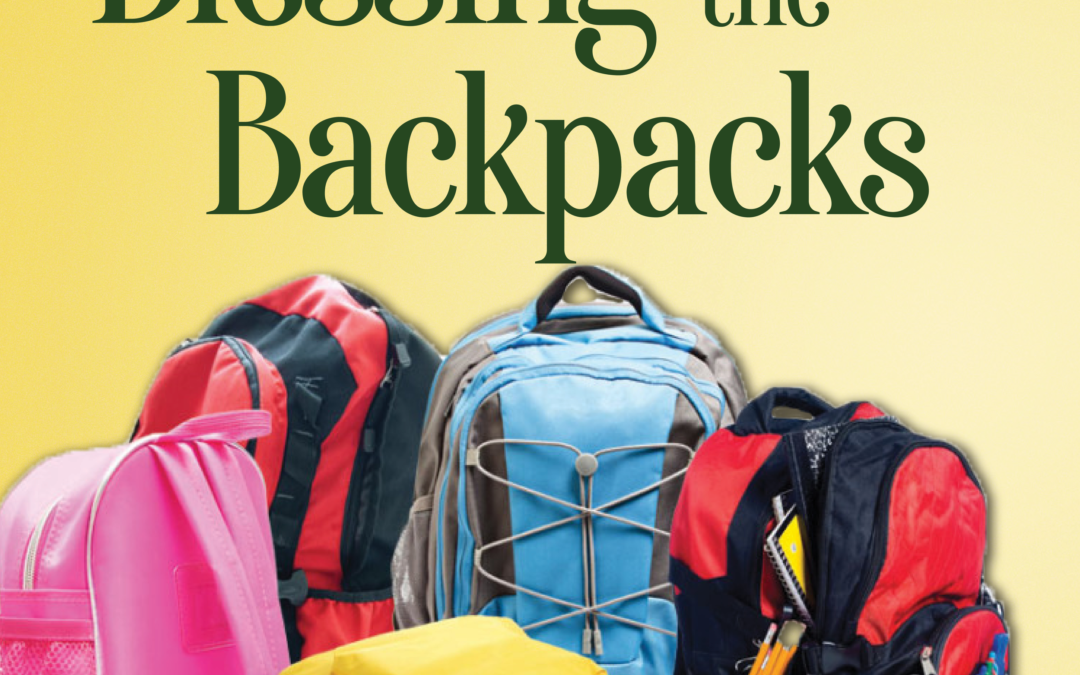Backpack Blessing Sunday September 24 at 10:30 am